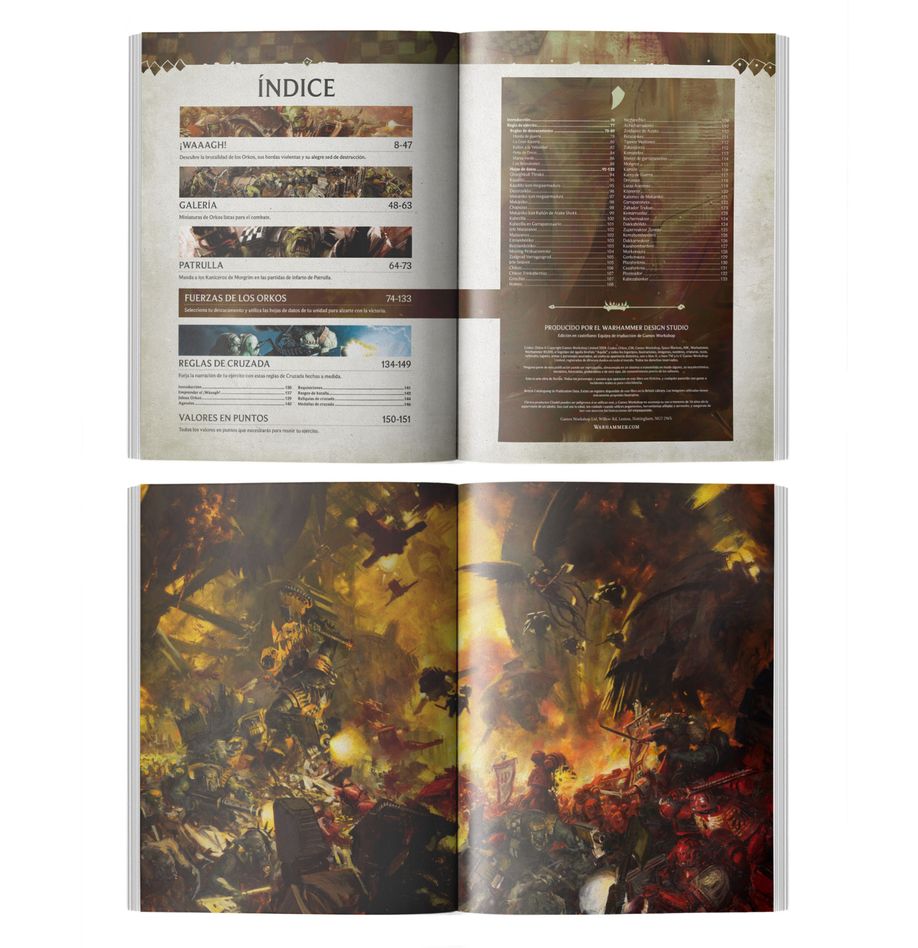 CODEX: ORKS (HB) (ESPAÑOL) - vista 2 - Games Workshop