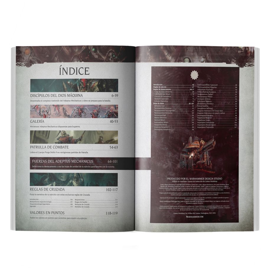 CODEX: ADEPTUS MECHANICUS (ESPAÑOL) - vista 2 - Games Workshop