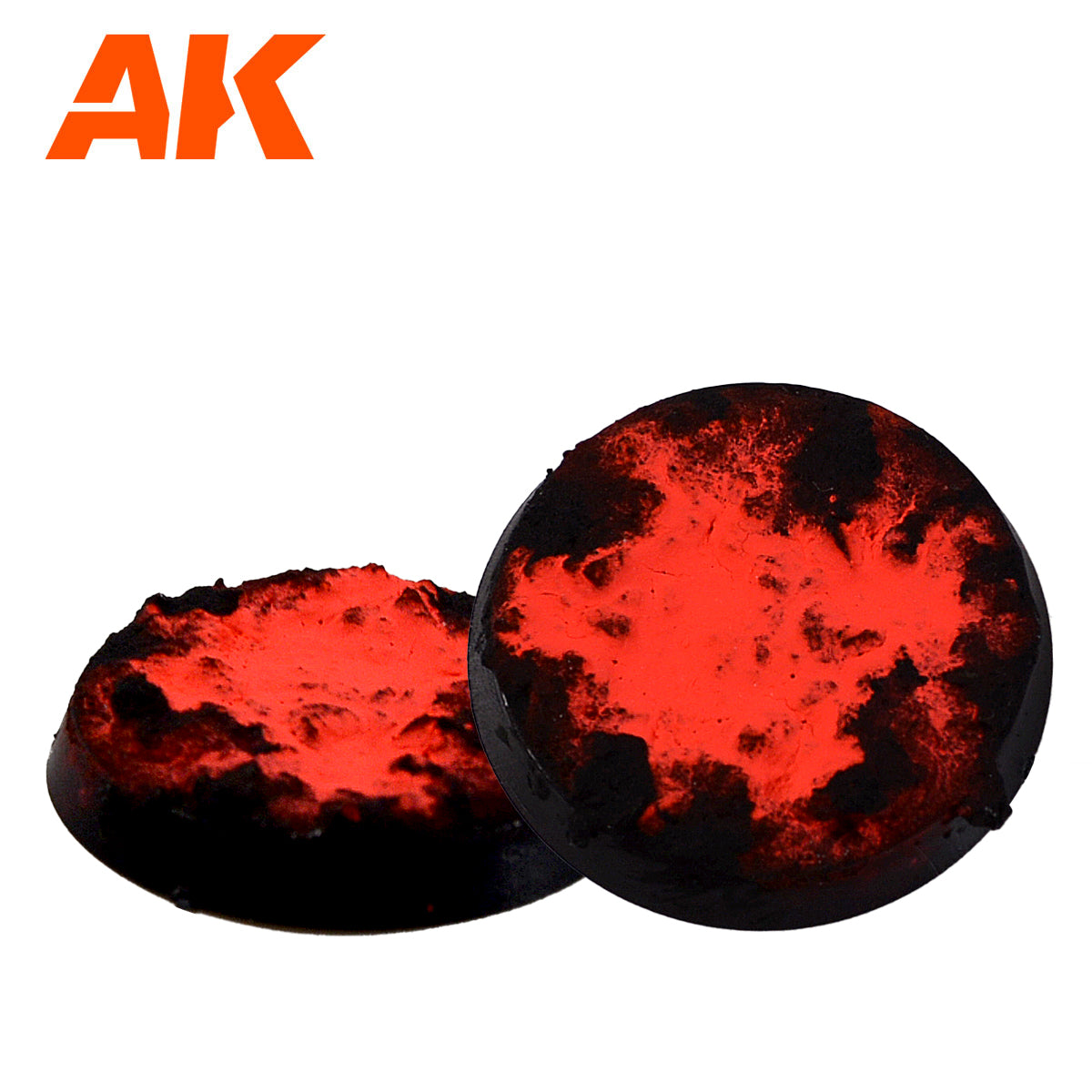 RED FLUOR — ENAMEL LIQUID PIGMENT — PIGMENTO LÍQUIDO ROJO FLÚOR - vista 2 - AK