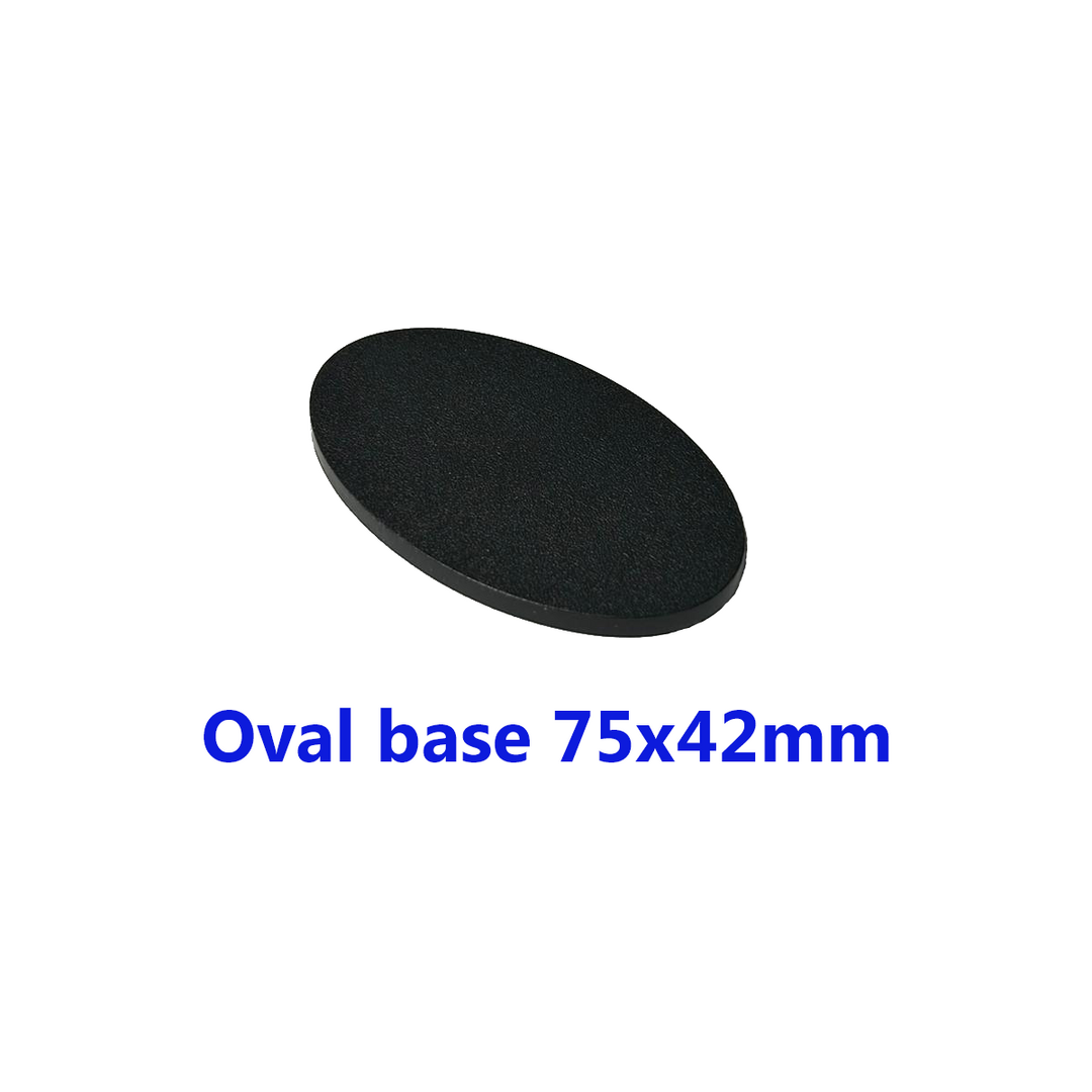 Peana ovalada 75x42 mm - ImpriWars