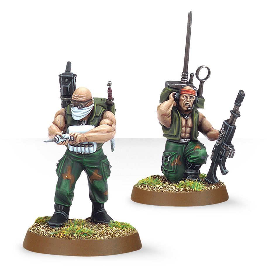 Escuadra de Mando de Catachán - guardias veteranos