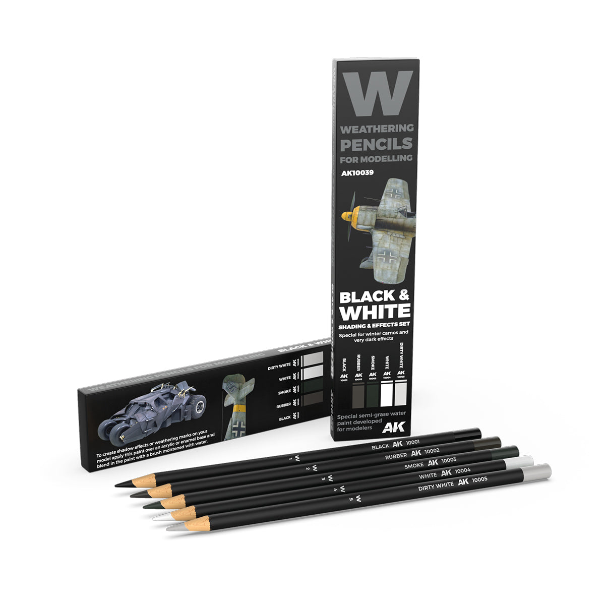 BLACK & WHITE: Shading & effects set – BLANCO Y NEGRO: Set de sombreado y efectos - AK