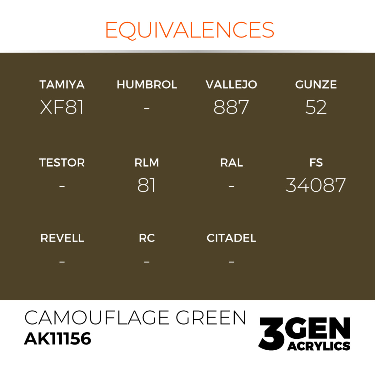 CAMOUFLAGE GREEN – STANDARD - vista 3 - AK