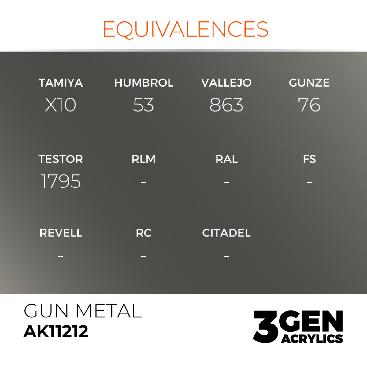 GUN METAL – METALLIC - vista 3 - AK