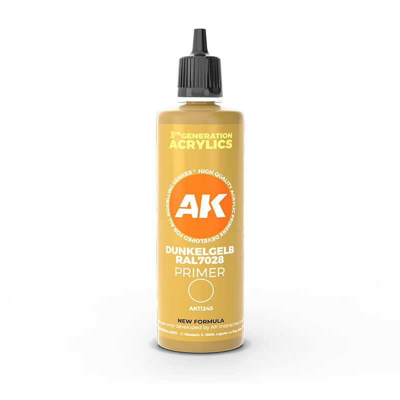 Dunkelgelb RAL 7028 dark yellow surface Primer 100 ml 3GEN - AK