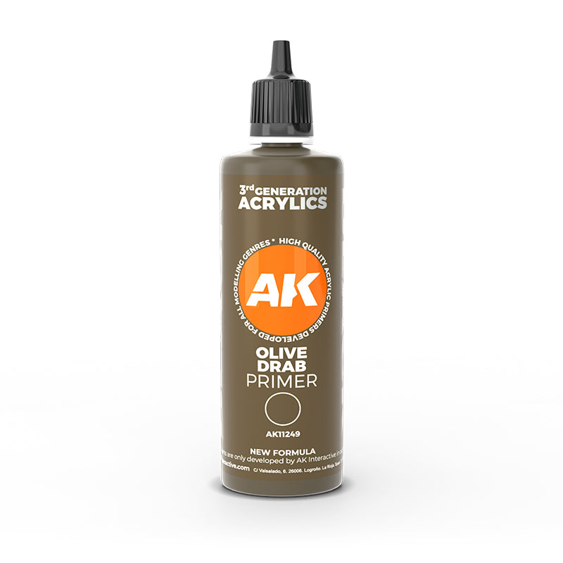 Olive drab surface Primer 100 ml 3GEN - AK