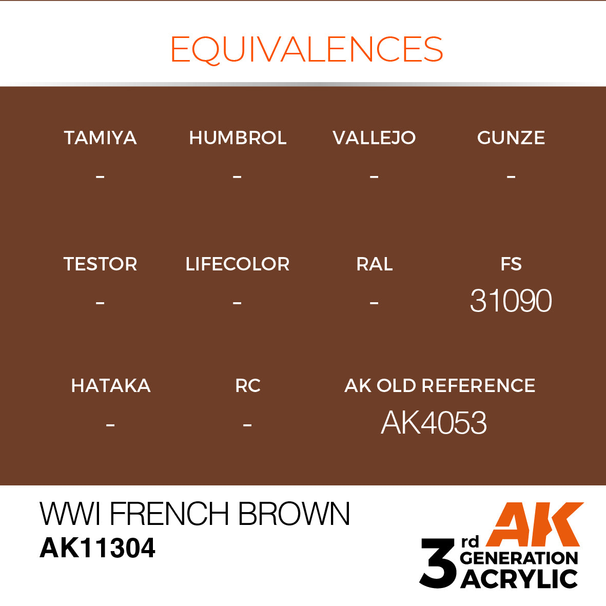WWI FRENCH BROWN – AFV - vista 3 - AK