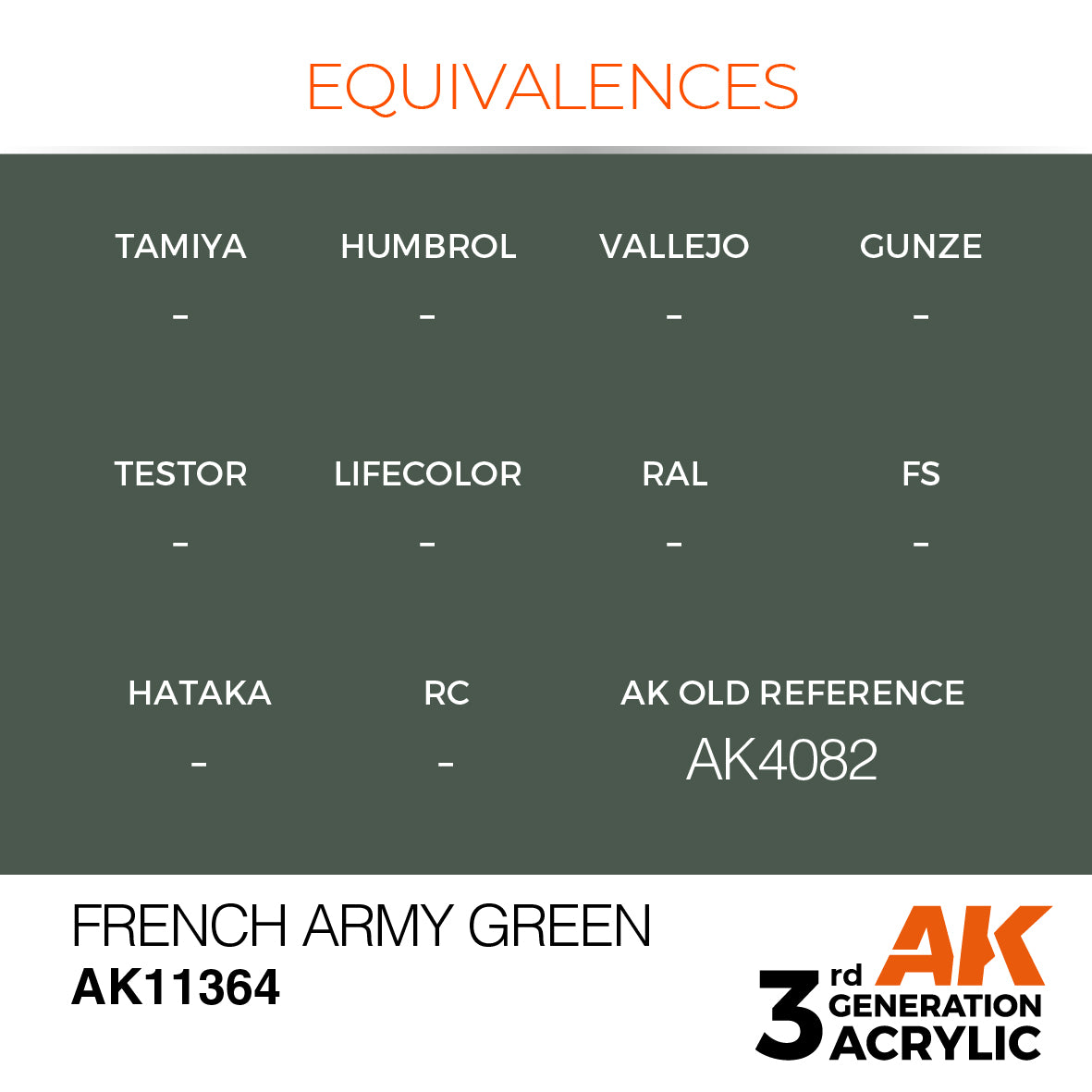 FRENCH ARMY GREEN – AFV - vista 3 - AK