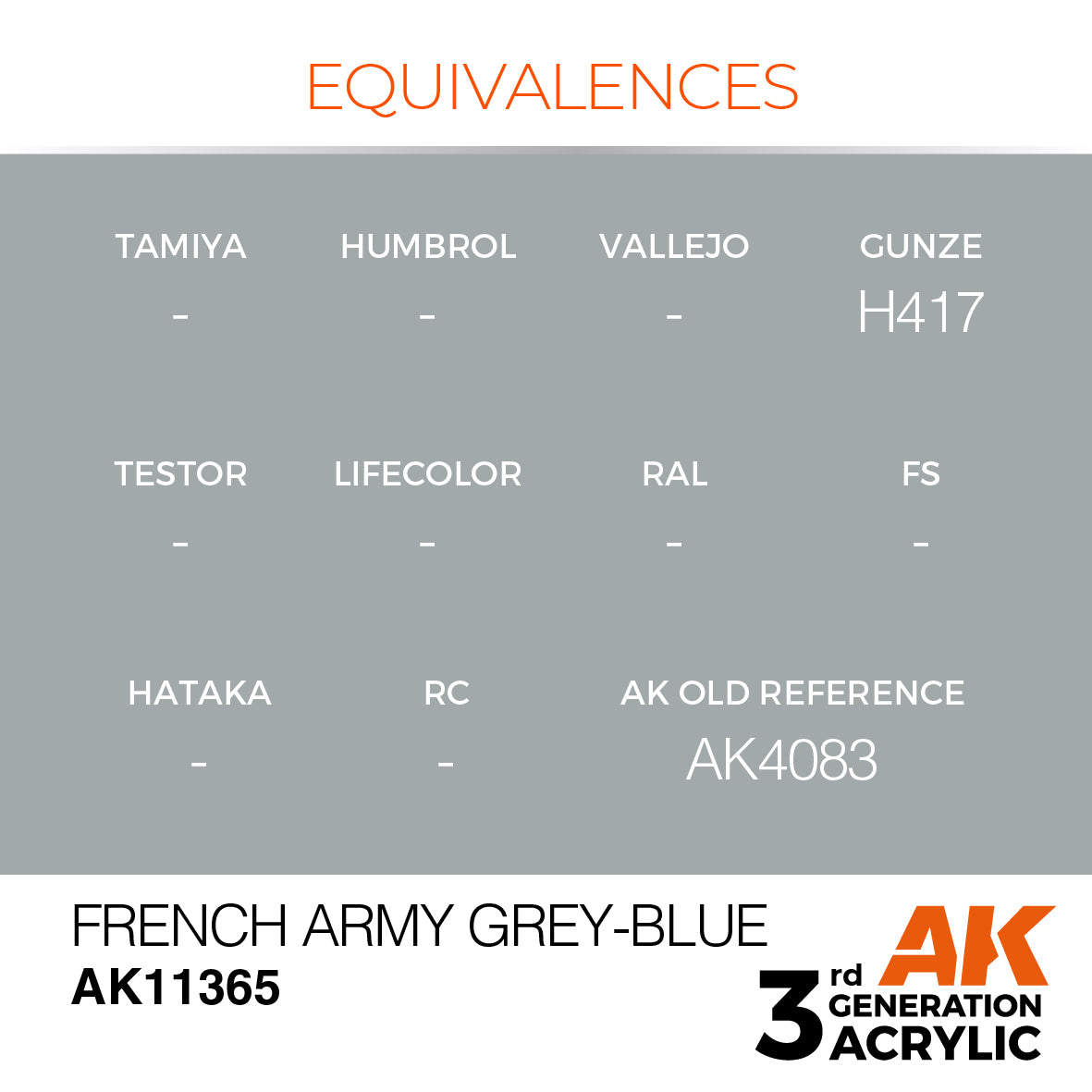FRENCH ARMY GREY-BLUE – AFV - vista 3 - AK