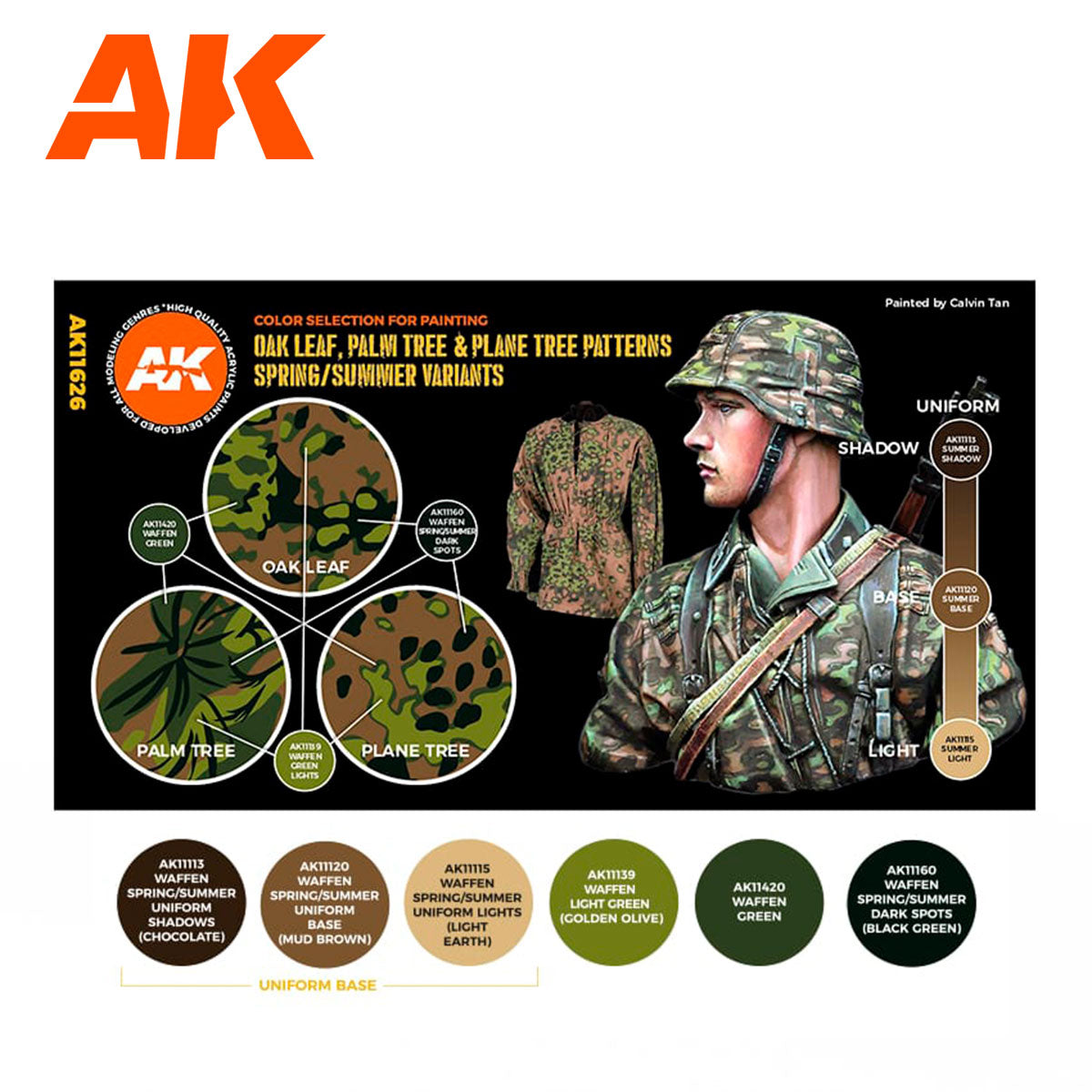 OAK LEAF, PALM TREE & PLANE TREE PATTERNS SPRING/SUMMER VARIANTS - vista 2 - AK