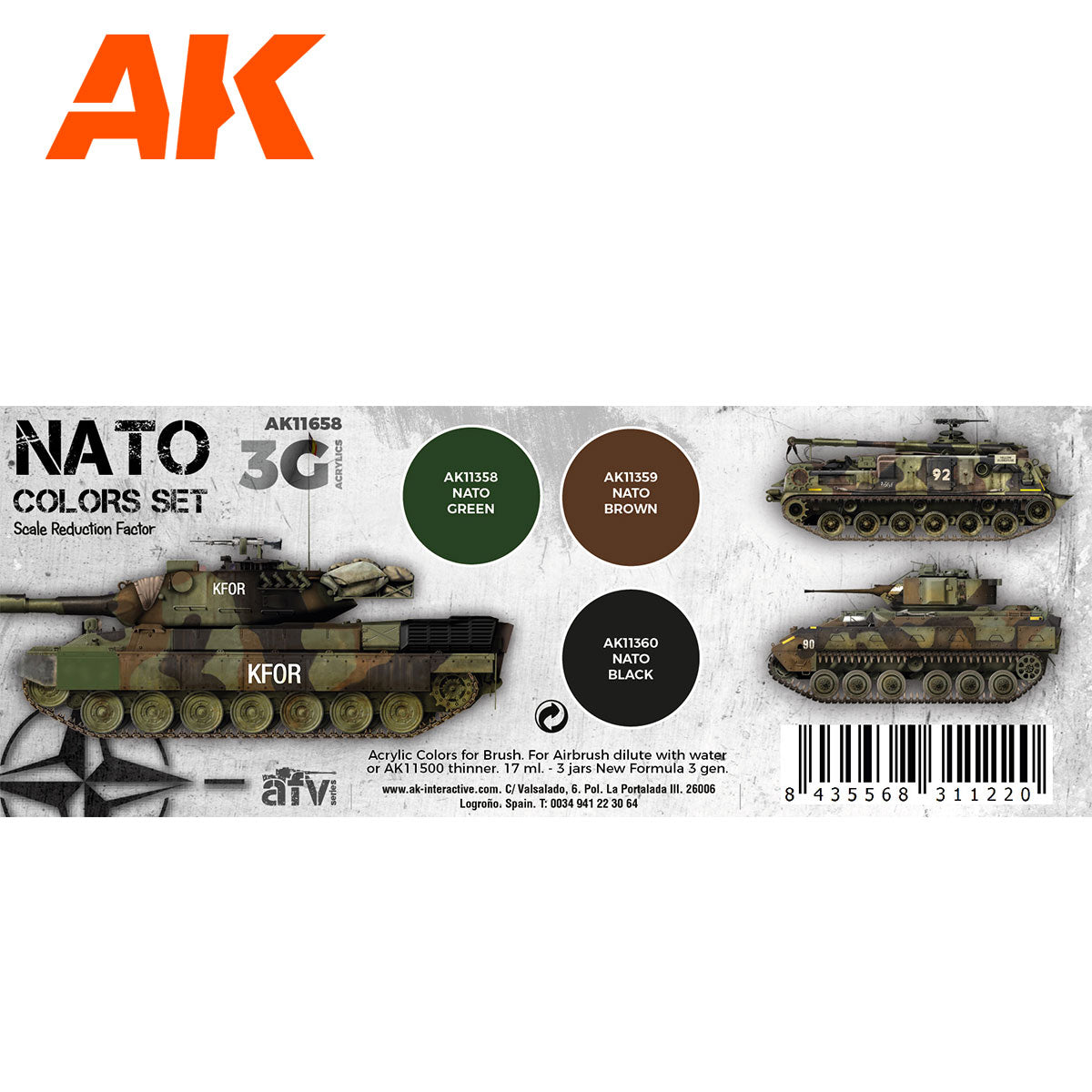 NATO COLORS SET - vista 2 - AK