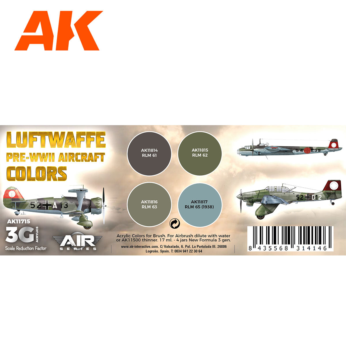 Luftwaffe Pre-WWII Aircraft Colors - vista 2 - AK
