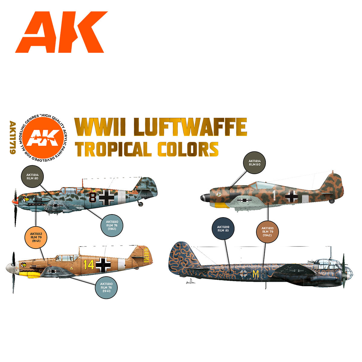 WWII Luftwaffe Tropical Colors - vista 2 - AK