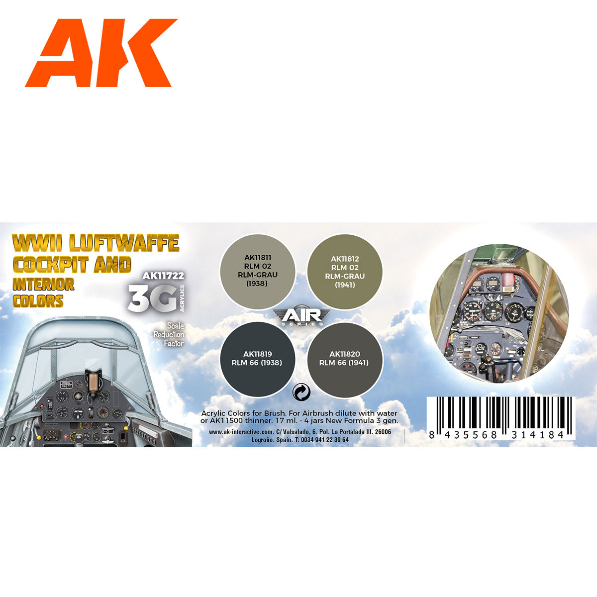 WWII Luftwaffe Cockpit & Interior Colors - vista 2 - AK
