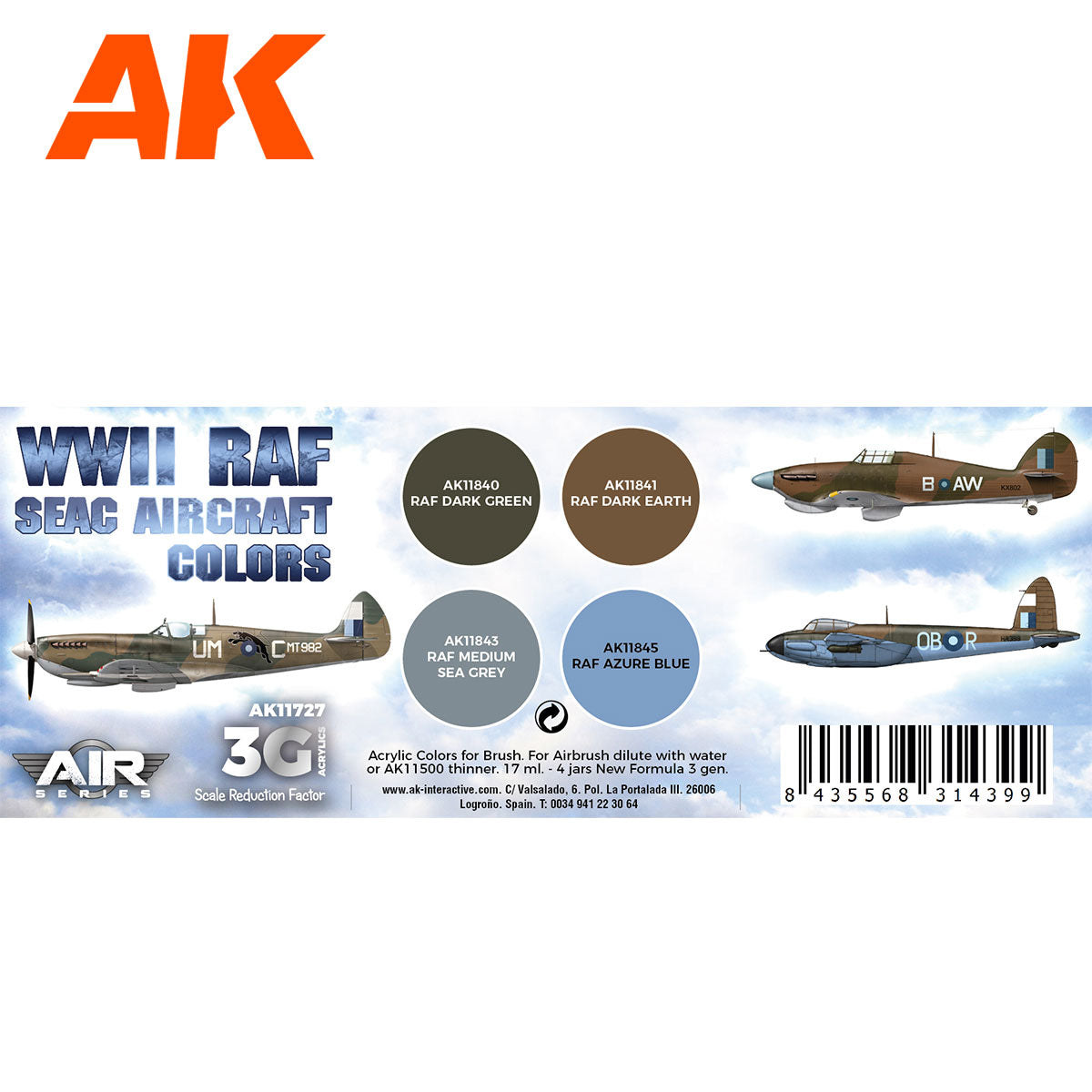 WWII RAF SEAC Aircraft Colors - vista 2 - AK