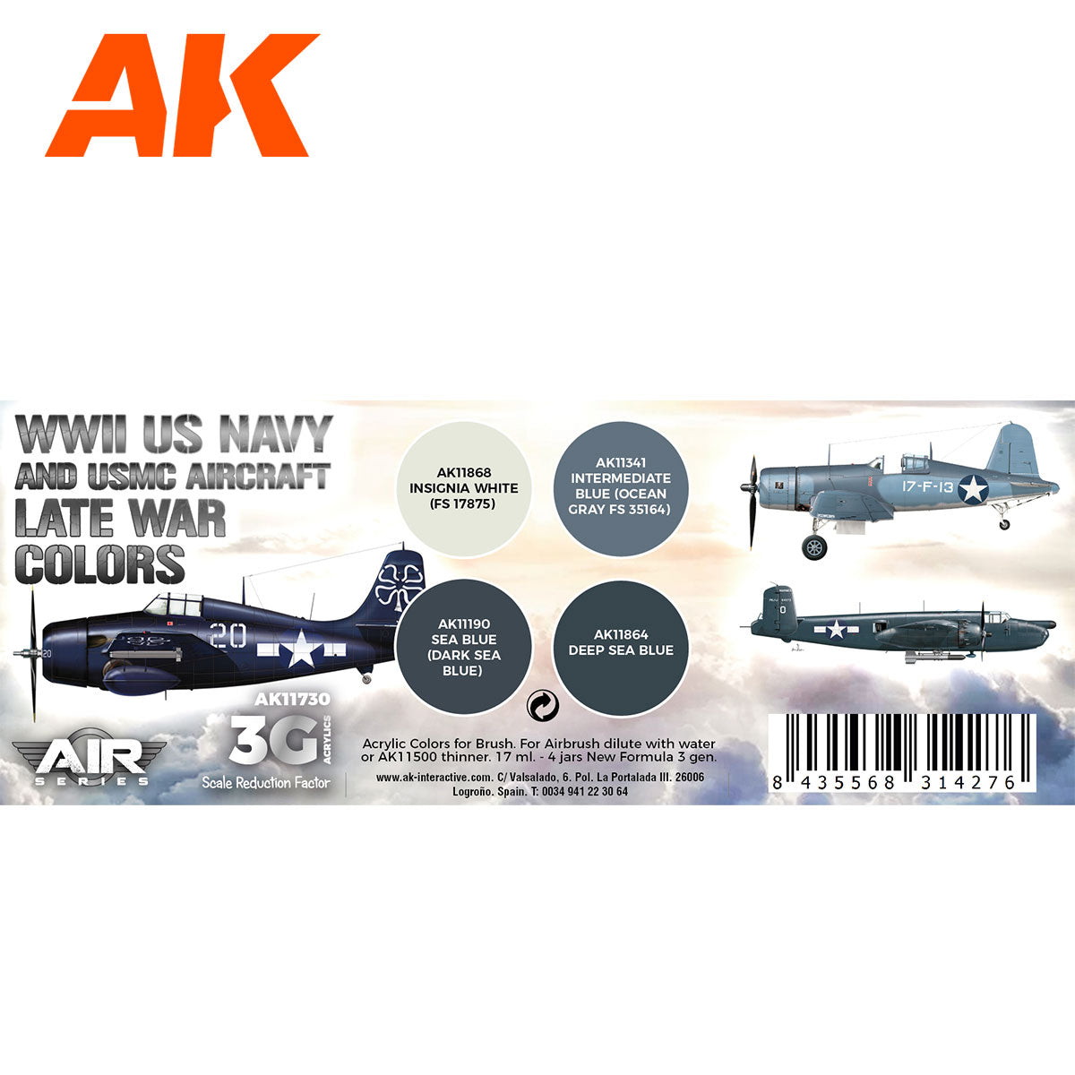 WWII US Navy & USMC Aircraft Late War Colors SET3G - vista 2 - AK