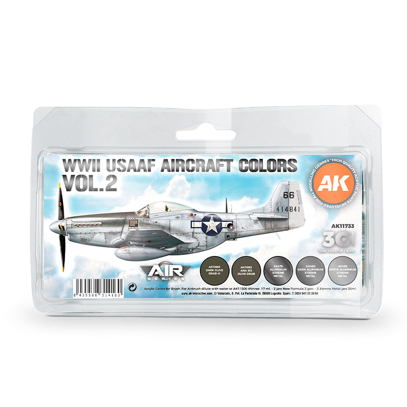 WWII USAAF Aircraft Colors Vol.2 SET 3G - AK