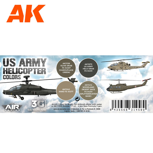 US Army Helicopter Colors SET 3G