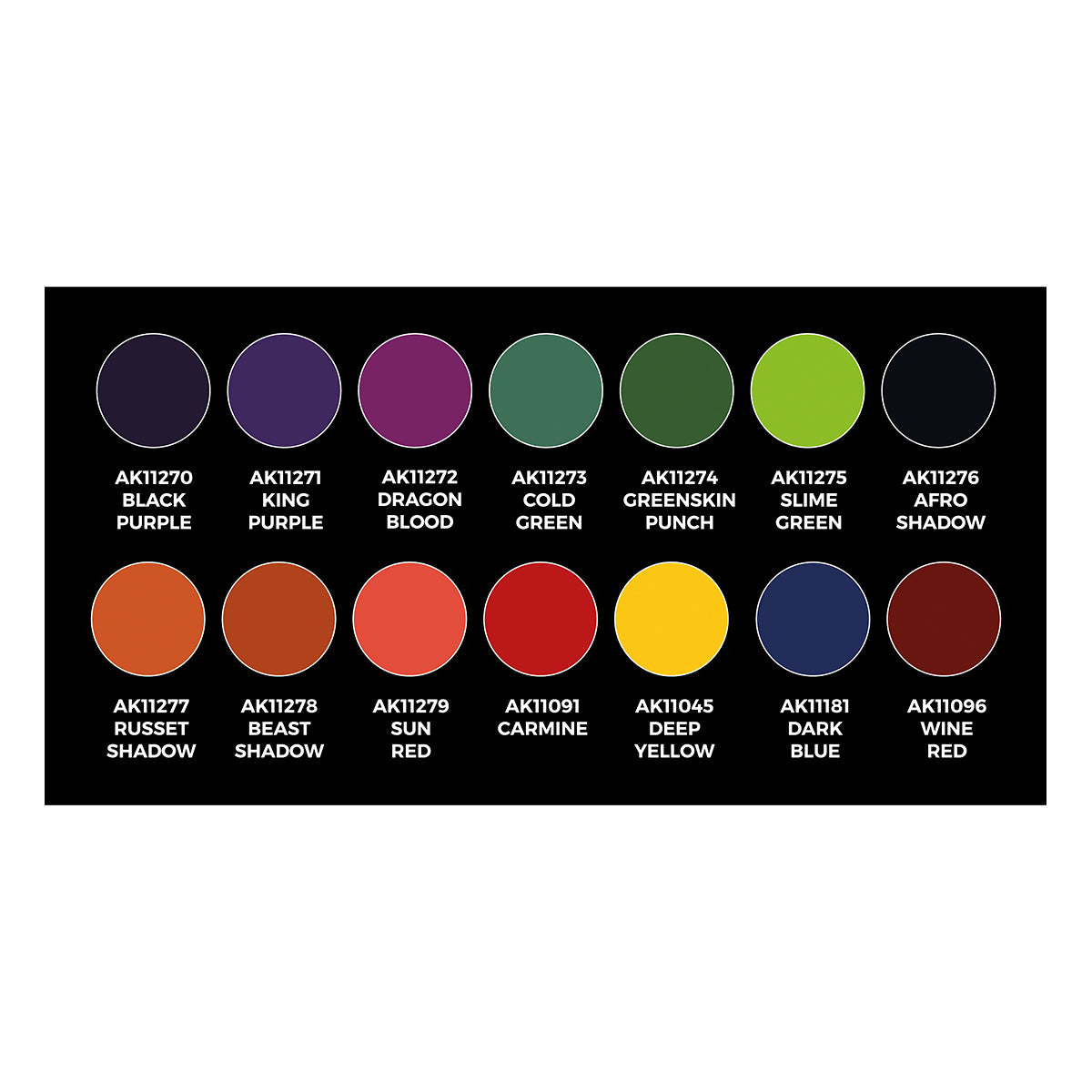 HIGH PIGMENTATION SET 14 COLORS - vista 3 - AK