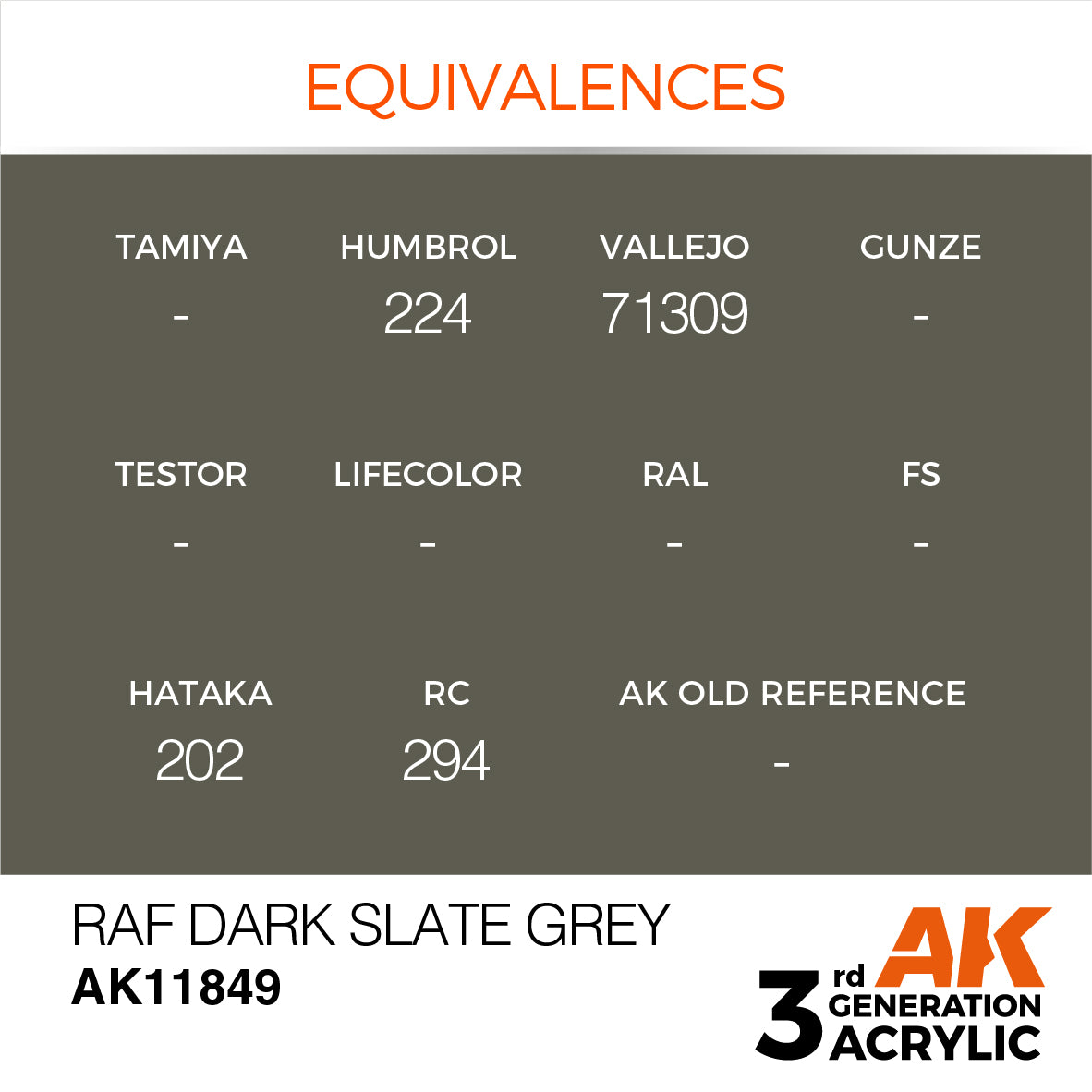 RAF Dark Slate Grey - vista 3 - AK