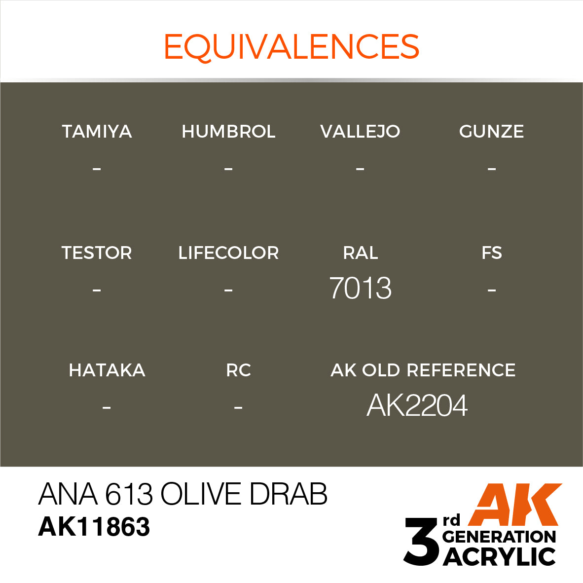 ANA 613 Olive Drab - vista 3 - AK