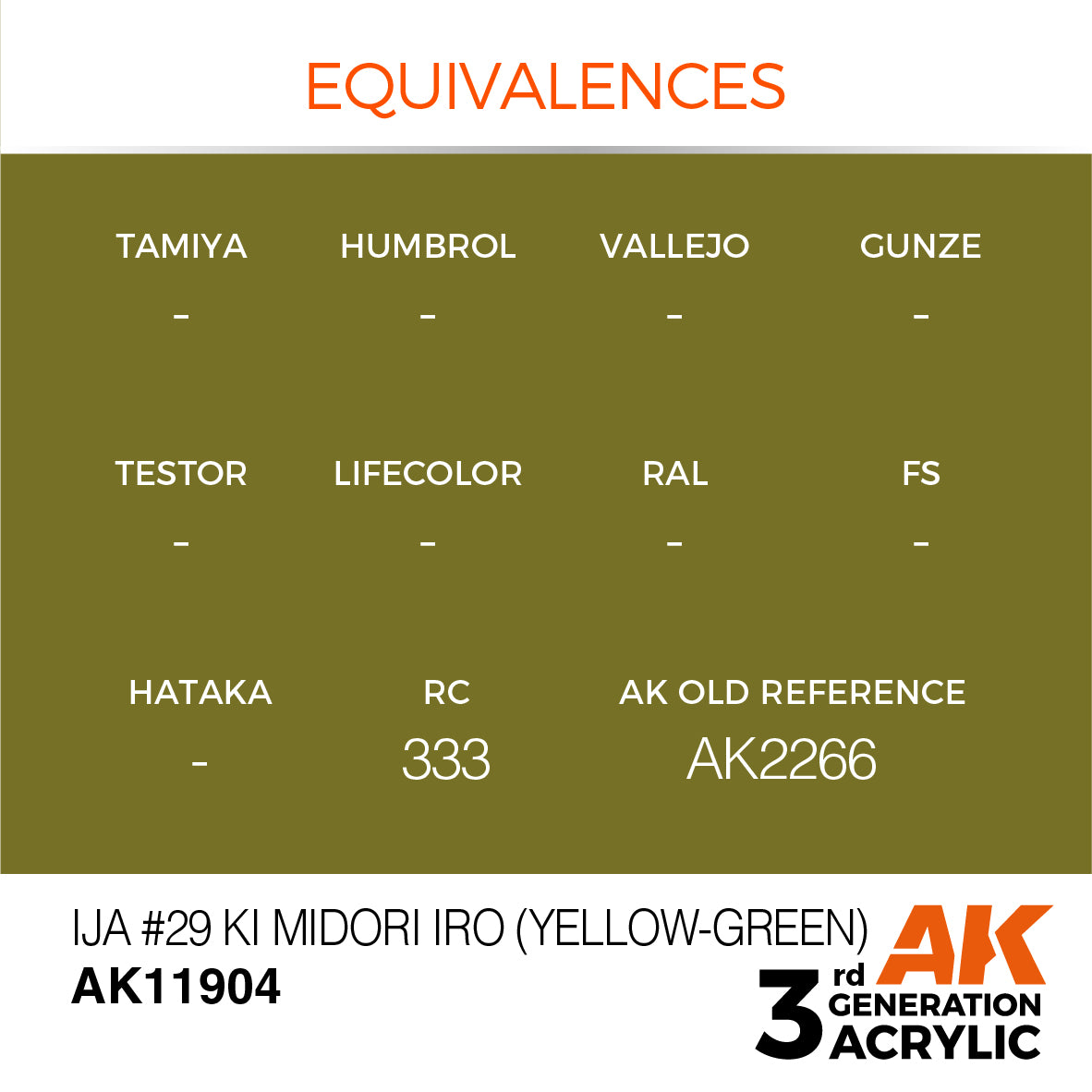 IJA #29 Ki Midori iro (Yellow-Green) - vista 3 - AK