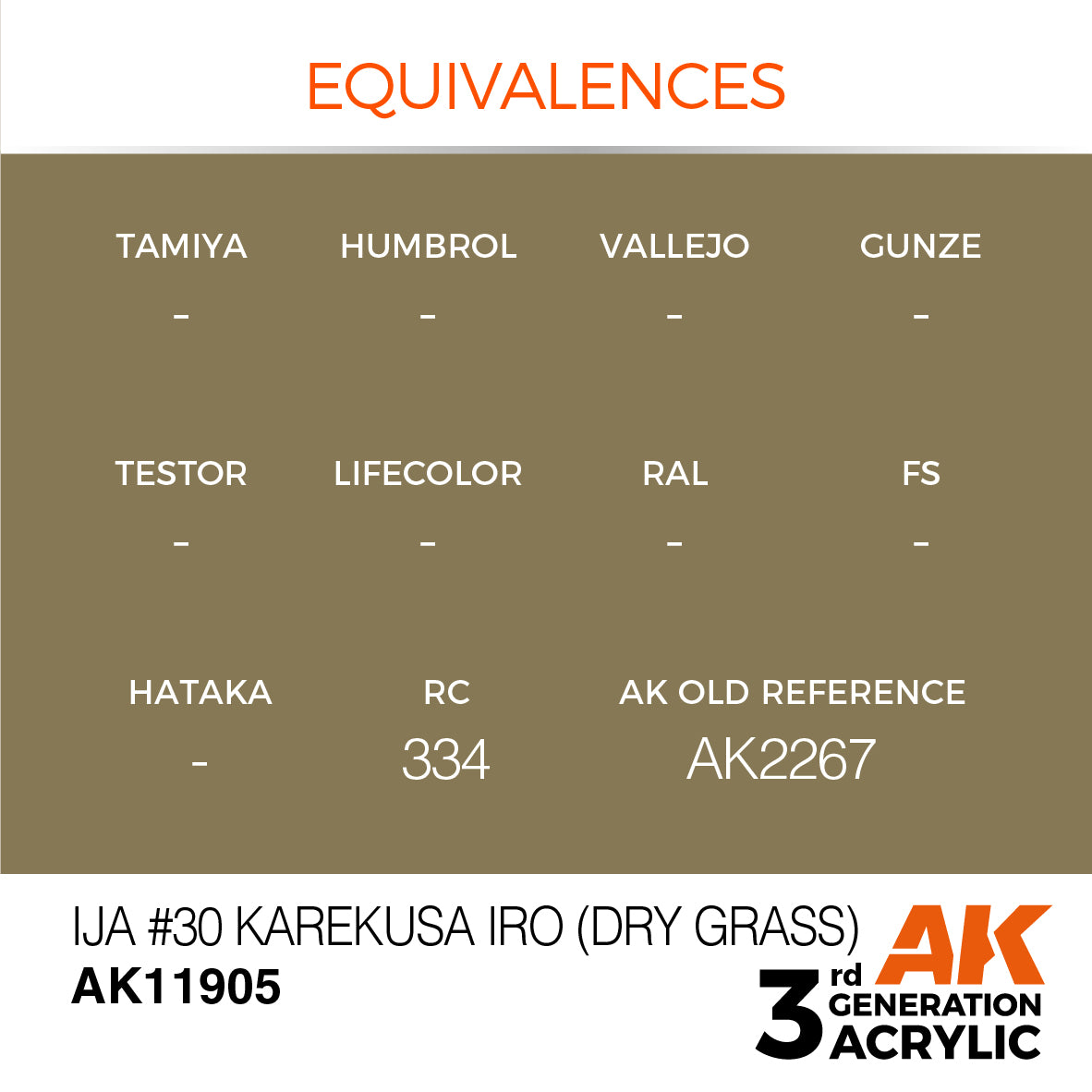 IJA #30 Karekusa iro (Dry Grass) - vista 3 - AK
