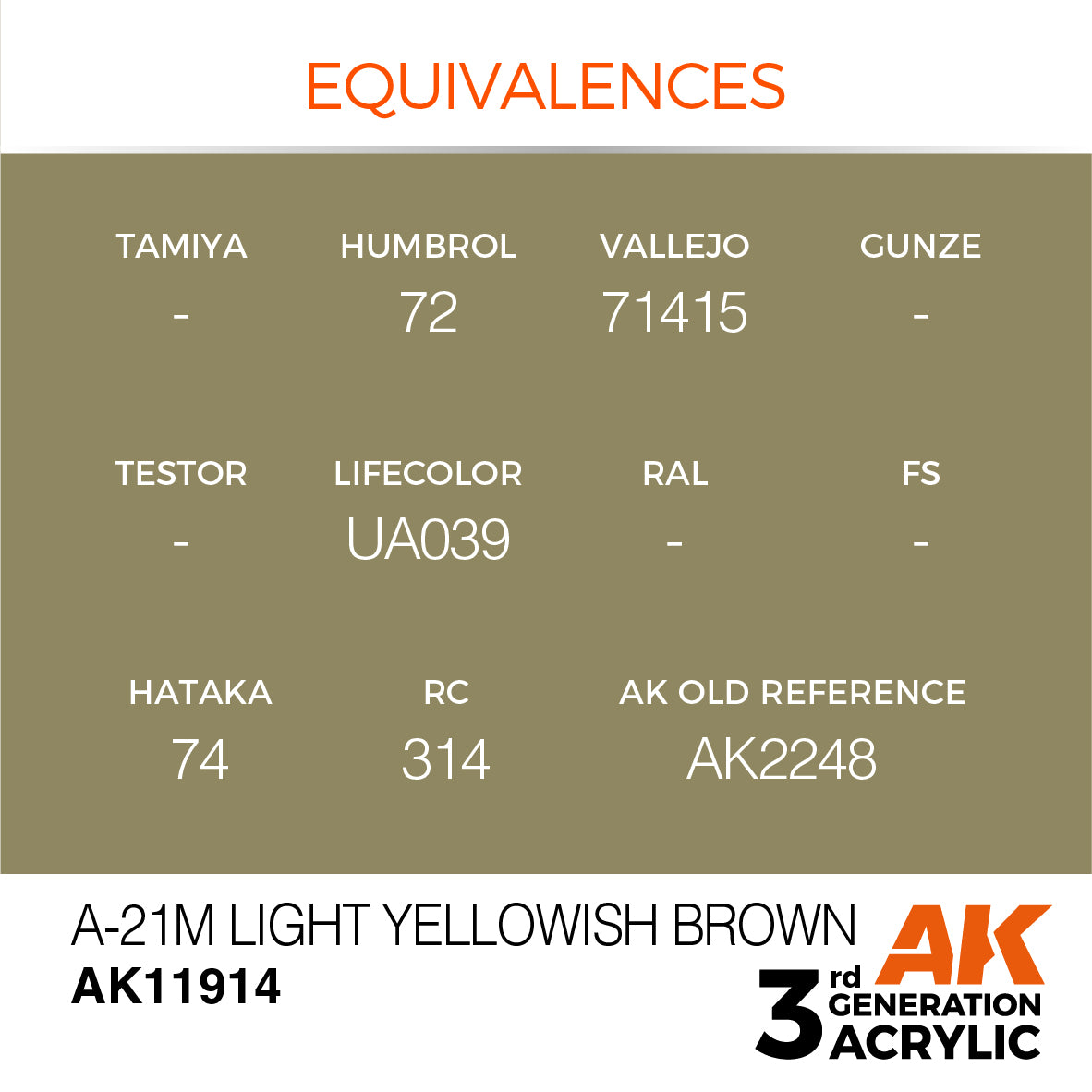 A-21m Light Yellowish Brown - vista 3 - AK