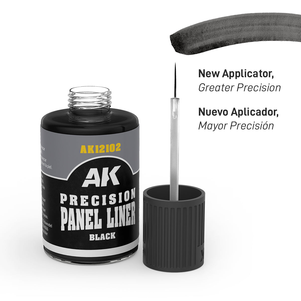 BLACK PRECISIÓN PANEL LINER – PANELADOR DE PRECISIÓN NEGRO - vista 2 - AK