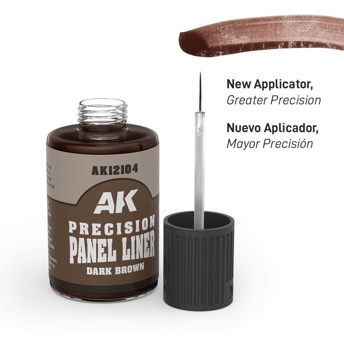 DARK BROWN PRECISIÓN PANEL LINER – PANELADOR DE PRECISIÓN MARRÓN OSCURO - vista 2 - AK