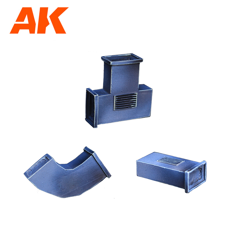 AIR CONDITIONING SET WARGAME (RESIN 30-35MM) - vista 3 - AK