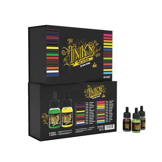 SPECIAL BOX FULL RANGE THE INKS (28 colors X 30 ml) - vista 2 - AK