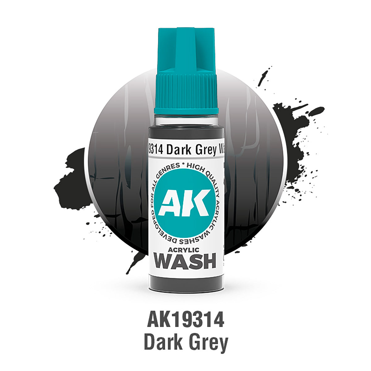 Ak19314 Dark Grey Wash - AK