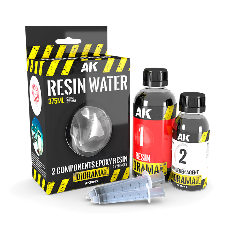 Resin Water – resina epoxi 2 componentes 375ML - AK