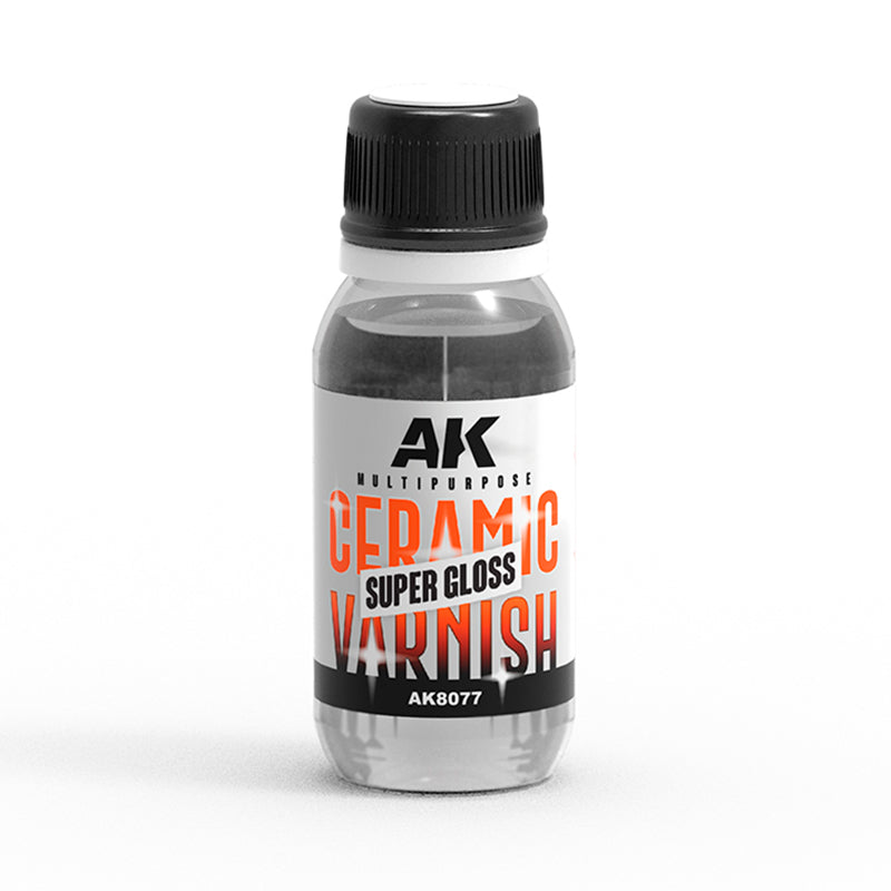 MULTIPURPOSE CERAMIC VARNISH (SUPER GLOSS) – BARNIZ CERÁMICO MULTIUSOS (SUPERBRILLANTE) - AK