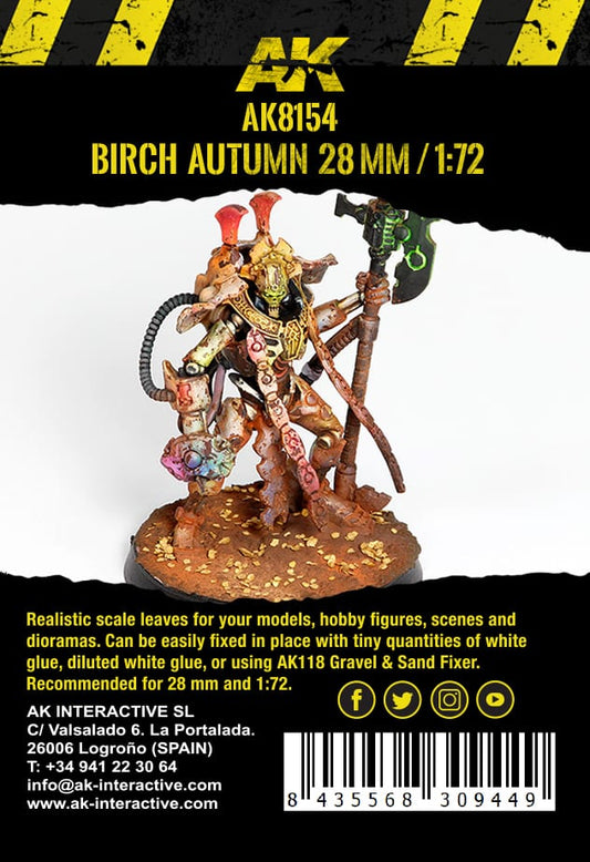 BIRCH AUTUMN LEAVES 28MM / 1:72 (7gr. Bag)