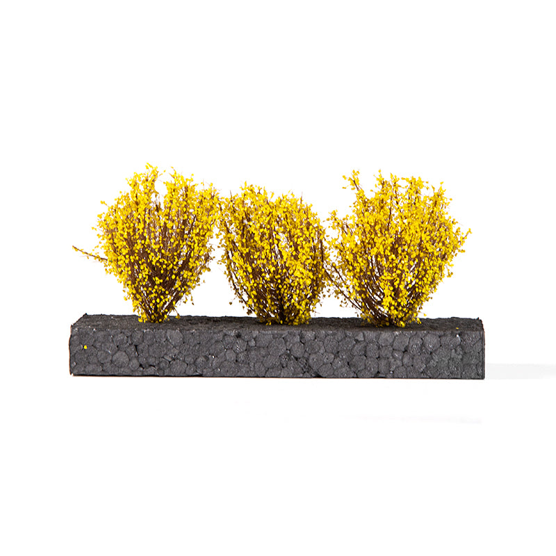 LIGHT YELLOW BUSHES 4-5CM 1:35 / 75MM / 90MM - vista 2 - AK