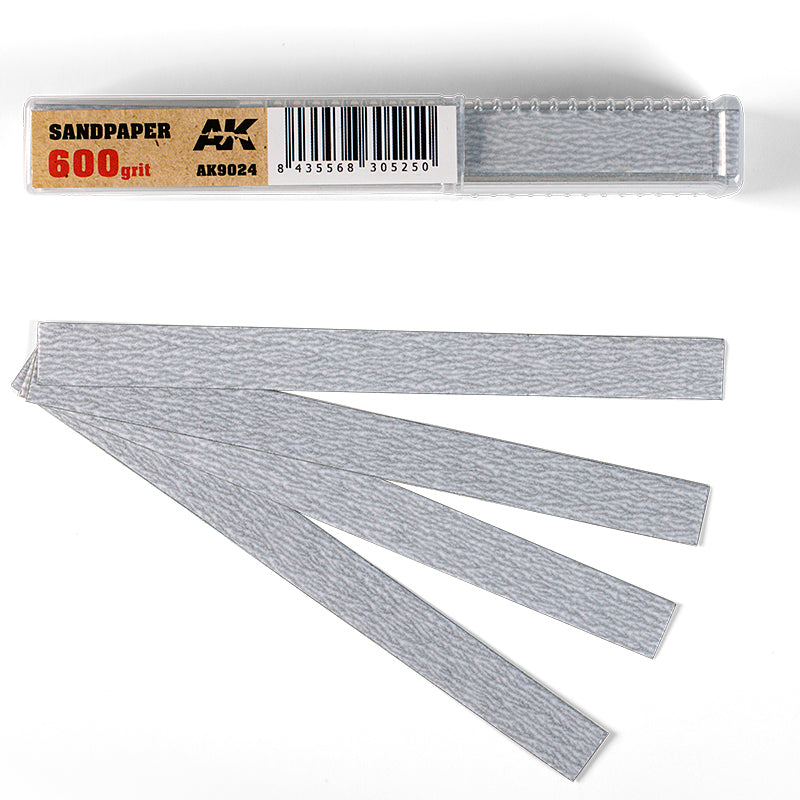 PAPEL DE LIJA GRANO 600 (SECO) - AK