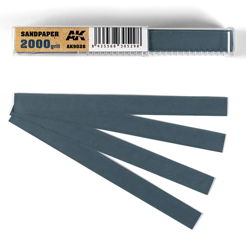 PAPEL DE LIJA GRANO 2000 (HÚMEDA) - AK