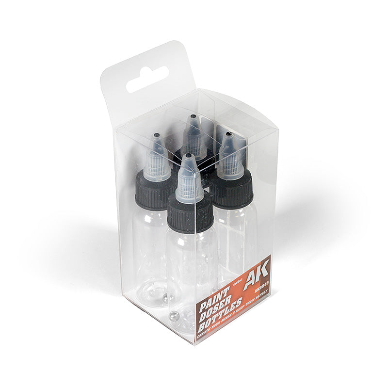 BOTELLAS CON DOSIFICADOR DE PINTURA 30ml. - AK