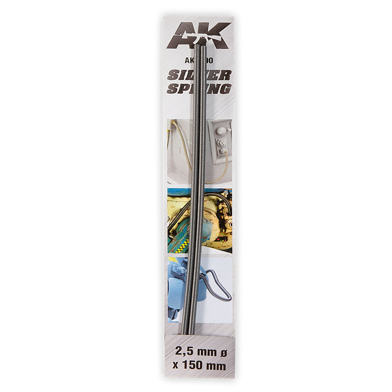 MUELLE DE PLATA 2.5MM Ø - AK