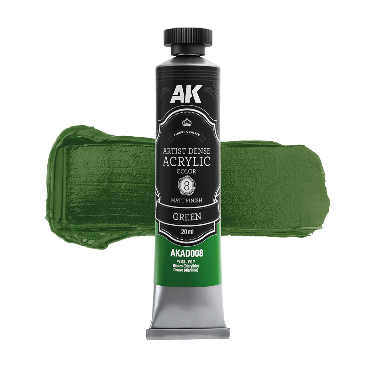 GREEN – ARTISTIC DENSE ACRYLIC COLOR - AK