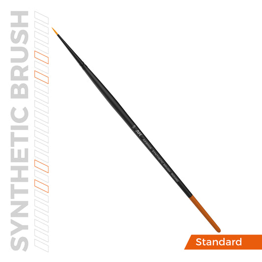AK SYNTHETIC BRUSH - ROUND 2/0