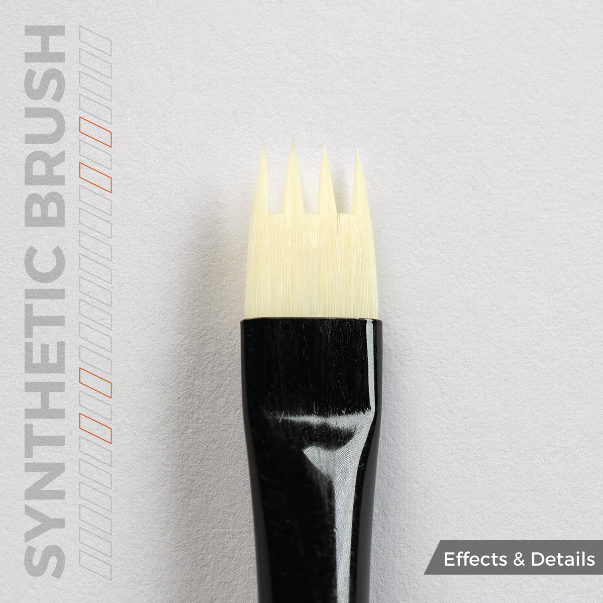 AK SYNTHETIC BRUSH – COMB - vista 3 - AK