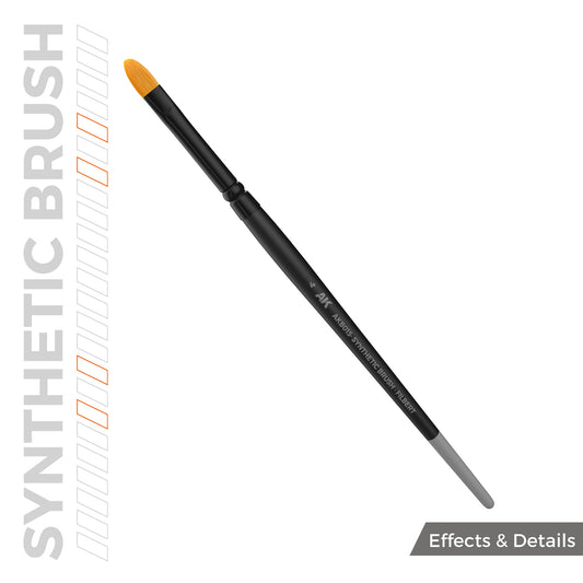 AK SYNTHETIC BRUSH – FILBERT 4