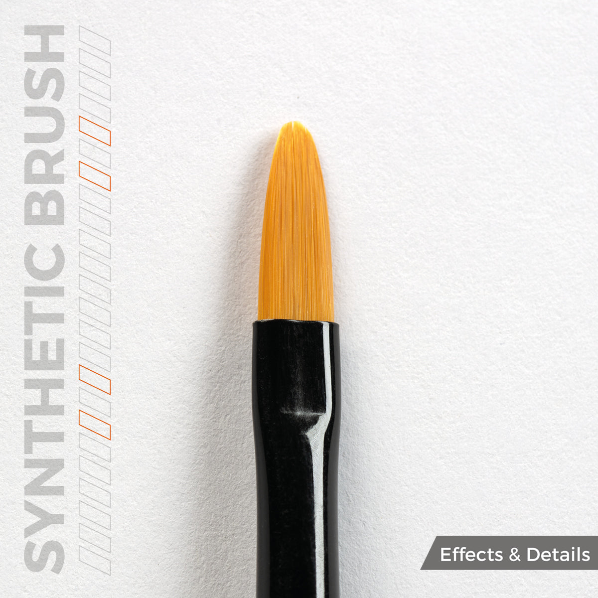 AK SYNTHETIC BRUSH – FILBERT 4 - vista 3 - AK