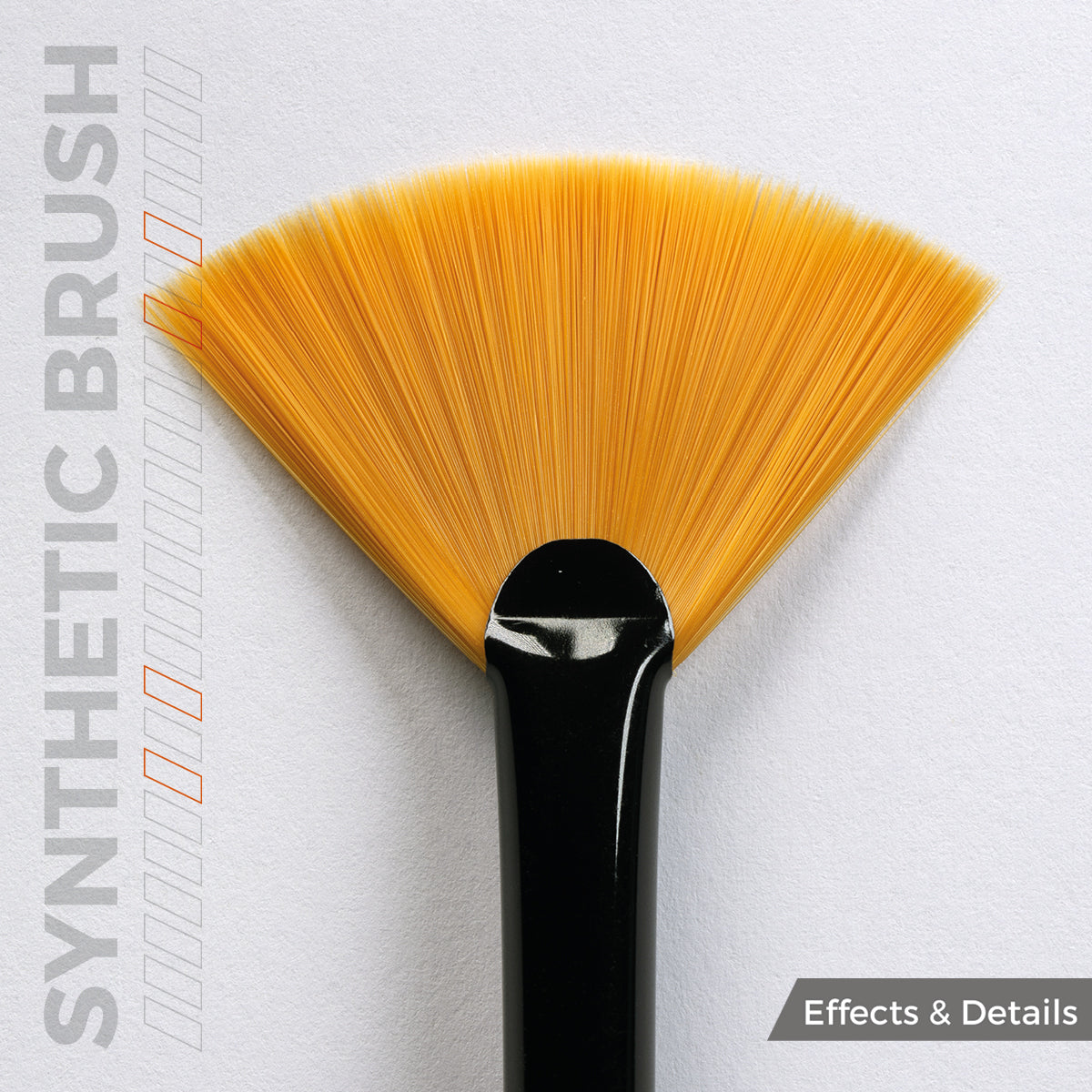 AK SYNTHETIC BRUSH – FAN SHAPE - vista 3 - AK