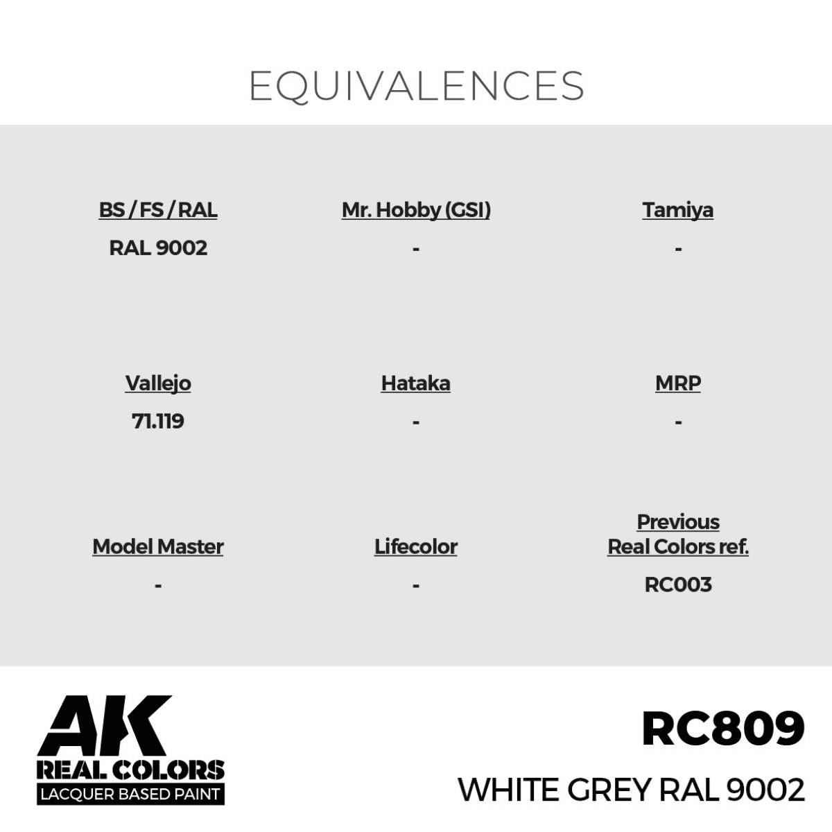 White Grey RAL 9002 17 ml. - vista 3 - AK
