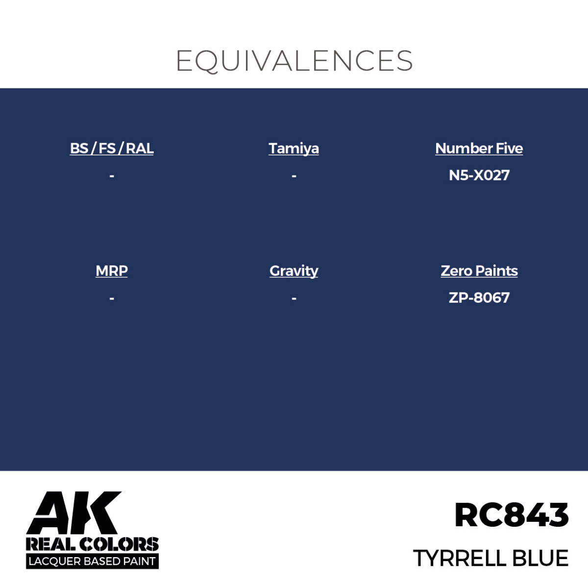 Tyrrell Blue 17 ml. - vista 3 - AK