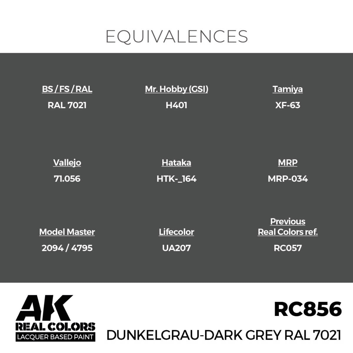Dunkelgrau-Dark Grey RAL 7021 17 ml. - vista 3 - AK